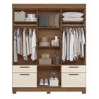 Guarda-roupa 8 Portas 4 Gavetas Com Espelho Mdp Curitiba Jato