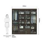 Guarda Roupa 8 Portas 4 Gavetas Com Espelho Santos Andirá Náp