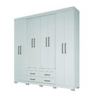 Guarda Roupa 8 Portas 4 Gavetas Com Pés Santos Andirá