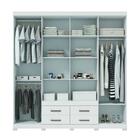 Guarda Roupa 8 Portas 4 Gavetas Com Pés Santos Andirá