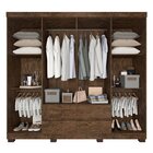 Guarda Roupa 8 Portas 4 Gavetas Externas Verona Imop Wengue N