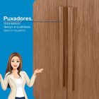 Guarda-roupa 8 Portas 4 Gavetas Master New Com Pés Jatoba