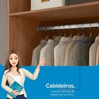 Guarda-roupa 8 Portas 4 Gavetas Master New Com Pés Jatobá/gra