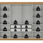 Guarda-roupa 8 Portas 4 Gavetas Paris Cinamomo/off White