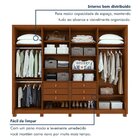 Guarda-roupa 8 Portas 6 Gavetas 100% Mdf Com Espelho E Pés Er