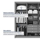 Guarda-roupa 8 Portas 6 Gavetas 100% Mdf Com Espelho Ergon