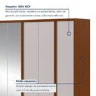 Guarda-roupa 8 Portas 6 Gavetas 100% Mdf Com Espelho Ergon Fr