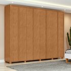 Guarda-roupa 8 Portas 6 Gavetas 100% Mdf Com Pés Ergon