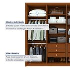 Guarda-roupa 8 Portas 6 Gavetas 100% Mdf Ergon Frassino/off W