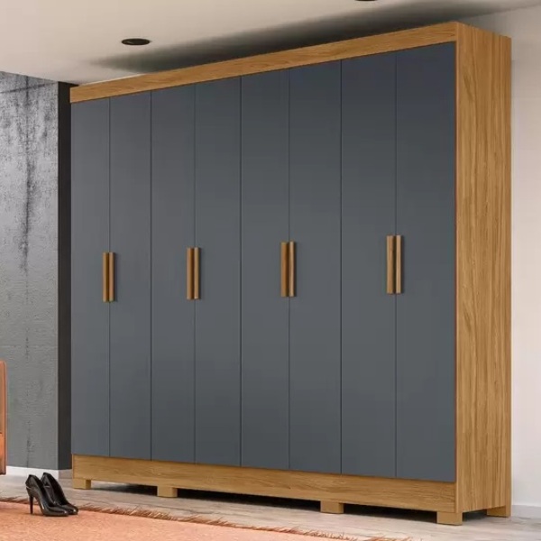Guarda Roupa 8 Portas  4 Gavetas  2 36m  Moval Diplomata  Fre