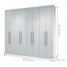 Guarda Roupa 8 Portas Alan Branco