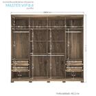 Guarda Roupa 8 Portas Casal Master Vip 8.4 Com Pés - Pr Móveis