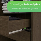 Guarda-roupa 8 Portas Com Espelho 2 Gavetas Master Top Imop M