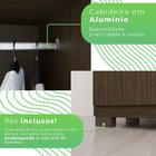 Guarda-roupa 8 Portas Com Espelho 4 Gavetas Milano Cacau