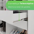 Guarda Roupa 8 Portas Com Espelho 4 Gavetas Milano Imop Móveis