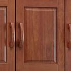 Guarda Roupa 8 Portas Com Espelhos E Comoda Madeira Maciça Br