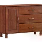 Guarda Roupa 8 Portas Com Espelhos E Comoda Madeira Maciça Br