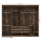 Guarda Roupa 8 Portas E 6 Gavetas Ele E Ela Demolição