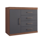 Guarda Roupa 8 Portas E Cômoda Mandarim Jatobá Areia