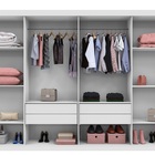 Guarda Roupa 8 Portas New Premium Benetil Branco