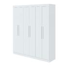 Guarda-roupa  06 Portas Easy Slim Branco