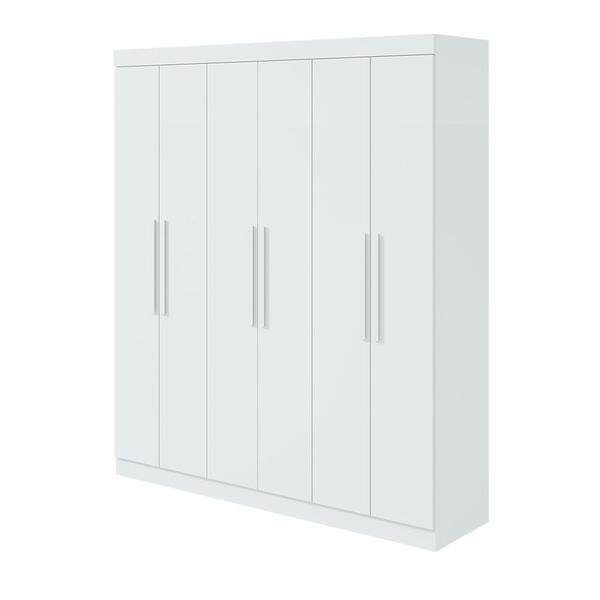 Guarda-roupa  06 Portas Easy Slim Branco
