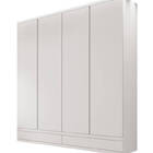 Guarda-roupa  4 Portas 5 Gavetas Mdf  Paris-branco Bianchi