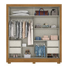 Guarda-roupa / Roupeiro Henn 2 Portas De Correr 4 Gavetas Be1