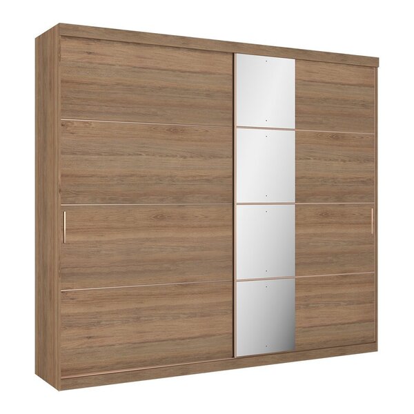 Guarda-roupa / Roupeiro Thb Glamour Glass 2 Portas De Correr