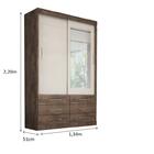 Guarda Roupa  Cairo 2 Pts Corre 6gav C/esp