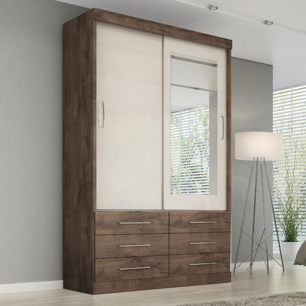 Guarda Roupa  Cairo 2 Pts Corre 6gav C/esp