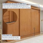 Guarda Roupa  Nice 3 Portas 4 Gavetas