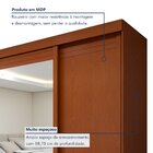 Guarda Roupa  Nice 3 Portas 4 Gavetas Com Espelho E Com Pés