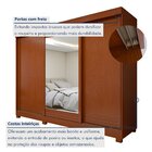 Guarda Roupa  Nice 3 Portas 4 Gavetas Com Espelho E Com Pés