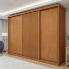 Guarda Roupa  Ollie 3 Portas 6 Gavetas 6 Prateleiras 100% Mdf