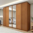 Guarda Roupa  Ollie 6 Portas 6 Gavetas 6 Prateleiras 100% Mdf