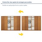 Guarda Roupa  Ollie 6 Portas 6 Gavetas 6 Prateleiras 100% Mdf