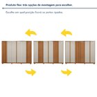 Guarda Roupa  Ollie 6 Portas 6 Gavetas 6 Prateleiras 100% Mdf