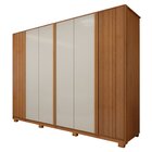 Guarda Roupa  Ollie 6 Portas 6 Gavetas 6 Prateleiras 100% Mdf