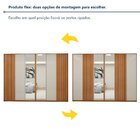 Guarda Roupa  Ollie 6 Portas 6 Gavetas 6 Prateleiras 100% Mdf