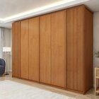 Guarda Roupa  Ollie 6 Portas 6 Gavetas 6 Prateleiras 100% Mdf