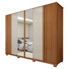 Guarda Roupa  Ollie 6 Portas 6 Gavetas 6 Prateleiras 100% Mdf