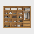 Guarda Roupa  Ripado 2 Portas Galati-peroba  Made Marcs