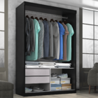 Guarda Roupa  Roma 2 Portas Corre 2gav C/ Esp