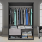 Guarda Roupa  Roma 2 Portas Corre 2gav C/ Esp