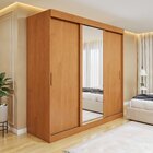 Guarda Roupa  Saion Plus3 Portas 3 Gavetas 1 Porta Glass