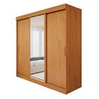 Guarda Roupa  Saion Plus3 Portas 3 Gavetas 1 Porta Glass