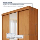 Guarda Roupa  Saion Plus3 Portas 3 Gavetas 1 Porta Glass