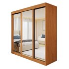 Guarda Roupa  Saion Plus 3 Portas 3 Gavetas Super Glass