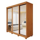 Guarda Roupa  Saion Plus 3 Portas 3 Gavetas Super Glass Com P